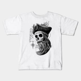 Pirate Skull Kids T-Shirt